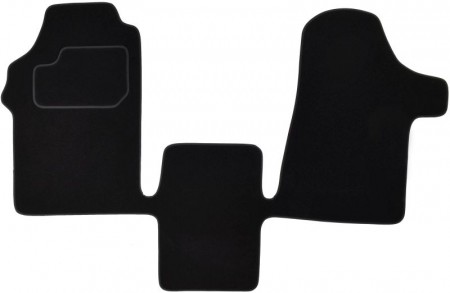 Accesorii auto - Covorase auto (fata, velur, 2 bucati, culoare negru) MERCEDES VITO / MIXTO (W639), VITO (W639) dupa 2003  