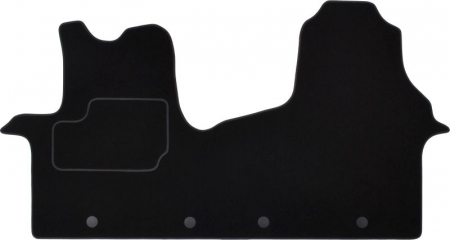 Accesorii auto - Covorase auto (fata, velur, 2 bucati, culoare negru) OPEL VIVARO B dupa 2014  