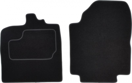 Accesorii auto - Covorase auto (fata, velur, 2 bucati, culoare negru) SMART FORTWO dupa 2007 