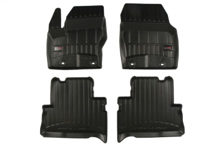 Accesorii auto - Covorase auto (set, 3 bucati, culoare negru) FORD C-MAX II dupa 2010