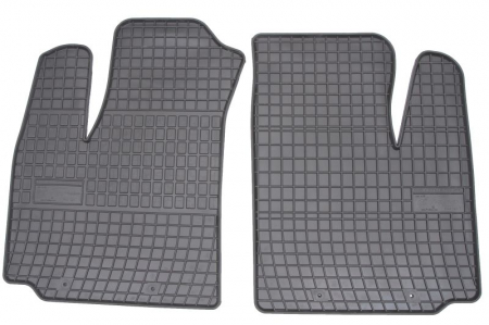 Covorase auto - Covorase auto (set, cauciuc, 2 bucati, culoare negru) FIAT DOBLO CARGO dupa 2001 