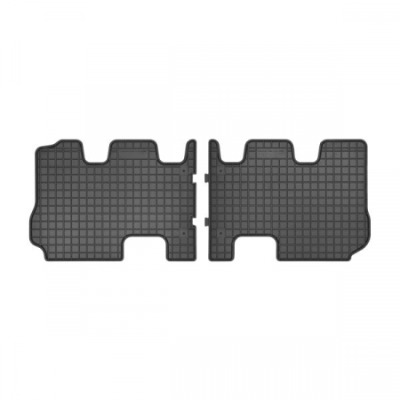 Accesorii auto - Covorase auto (set, cauciuc, 2 bucati, culoare negru) HYUNDAI SANTA FÉ III; KIA SORENTO III dupa 2012 