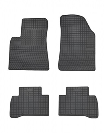 Covorase auto - Covorase auto (set, cauciuc, 4 bucati, culoare negru) 