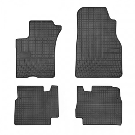 Covorase auto - Covorase auto (set, cauciuc, 4 bucati, culoare negru) 