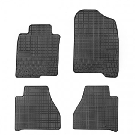 Covorase auto - Covorase auto (set, cauciuc, 4 bucati, culoare negru)