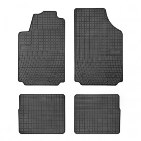 Covorase auto - Covorase auto (set, cauciuc, 4 bucati, culoare negru) AUDI A2 intre 2000-2005 