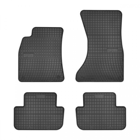 Covorase auto - Covorase auto (set, cauciuc, 4 bucati, culoare negru) AUDI A4 intre 2007-2015 