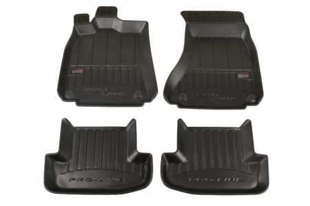 Accesorii auto - Covorase auto (set, cauciuc, 4 bucati, culoare negru) AUDI A5 intre 2007-2017