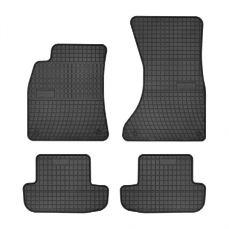 Covorase auto - Covorase auto (set, cauciuc, 4 bucati, culoare negru) AUDI A5 intre 2007-2017