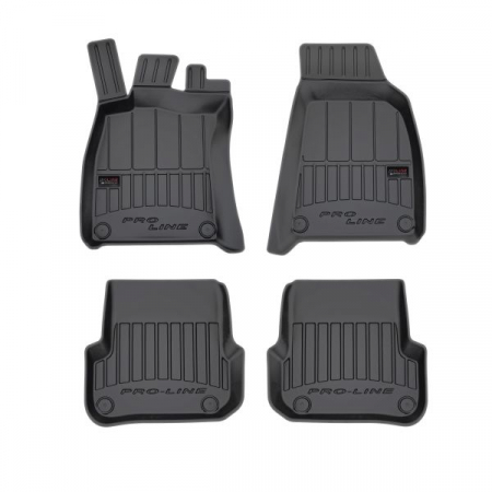 Accesorii auto - Covorase auto (set, cauciuc, 4 bucati, culoare negru) AUDI A6 intre 2004-2011