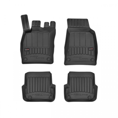 Accesorii auto - Covorase auto (set, cauciuc, 4 bucati, culoare negru) AUDI A6 intre 2004-2011