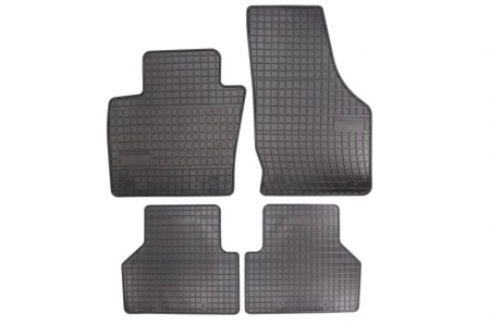 Covorase auto - Covorase auto (set, cauciuc, 4 bucati, culoare negru) AUDI Q3 intre 2011-2018 