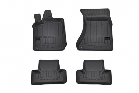 Accesorii auto - Covorase auto (set, cauciuc, 4 bucati, culoare negru) AUDI Q5 intre 2008-2017 