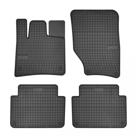 Covorase auto - Covorase auto (set, cauciuc, 4 bucati, culoare negru) AUDI Q7 intre 2006-2015 