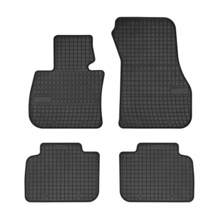 Covorase auto - Covorase auto (set, cauciuc, 4 bucati, culoare negru) BMW 2 (F45) dupa 2013 
