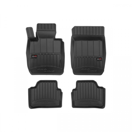 Accesorii auto - Covorase auto (set, cauciuc, 4 bucati, culoare negru) BMW Seria 3 (E90), 3 (E91) intre 2004-2012 