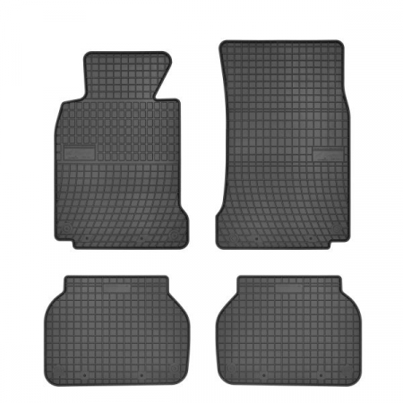 Covorase auto - Covorase auto (set, cauciuc, 4 bucati, culoare negru) BMW Seria 5 (E39) intre 1995-2003