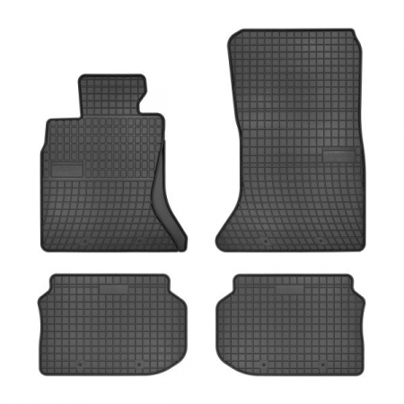 Covorase auto - Covorase auto (set, cauciuc, 4 bucati, culoare negru) BMW Seria 5 (F10) intre 2009-2016 