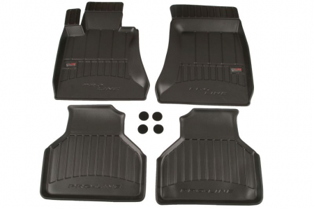Accesorii auto - Covorase auto (set, cauciuc, 4 bucati, culoare negru) BMW Seria 7 (E65, E66, E67) intre 2001-2008
