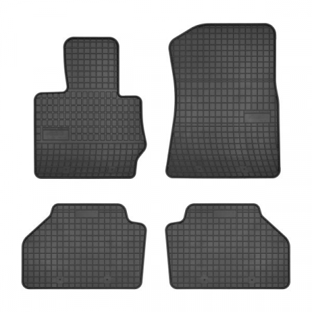 Covorase auto - Covorase auto (set, cauciuc, 4 bucati, culoare negru) BMW X3 (F25), X4 (F26) intre 2010-2018