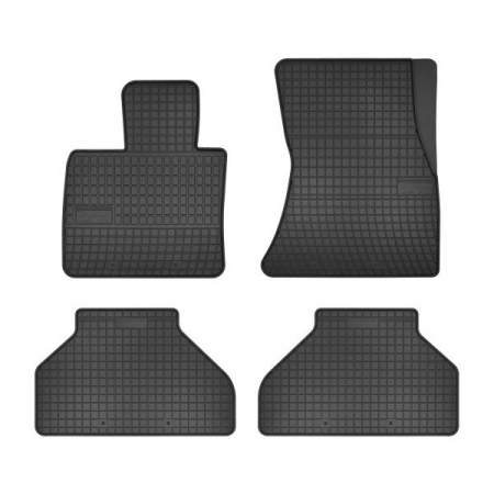Covorase auto - Covorase auto (set, cauciuc, 4 bucati, culoare negru) BMW X5 (E70), X6 (F16, F86) intre 2006-2019
