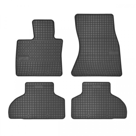Covorase auto - Covorase auto (set, cauciuc, 4 bucati, culoare negru) BMW X5 (F15, F85) intre 2013-2018 