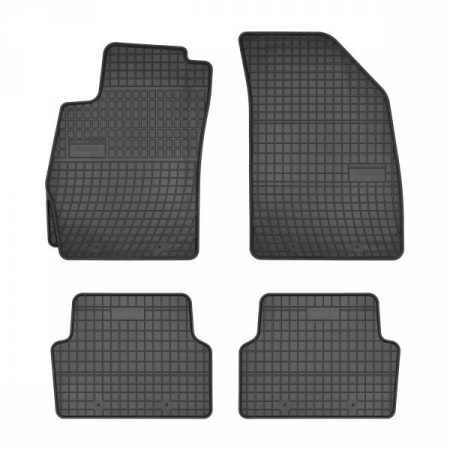 Covorase auto - Covorase auto (set, cauciuc, 4 bucati, culoare negru) CHEVROLET AVEO dupa 2011