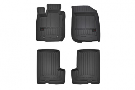 Accesorii auto - Covorase auto (set, cauciuc, 4 bucati, culoare negru) DACIA DUSTER intre 2010-2018 