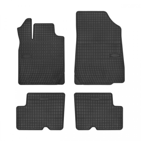 Covorase auto - Covorase auto (set, cauciuc, 4 bucati, culoare negru) DACIA DUSTER, LOGAN, SANDERO dupa 2008