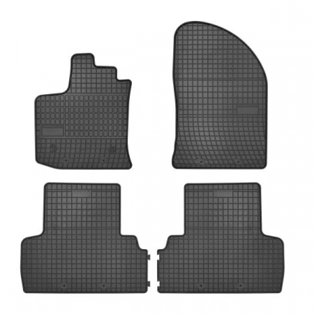 Covorase auto - Covorase auto (set, cauciuc, 4 bucati, culoare negru) DACIA LODGY dupa 2012 