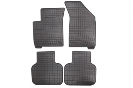 Accesorii auto - Covorase auto (set, cauciuc, 4 bucati, culoare negru) DODGE JOURNEY; FIAT FREEMONT dupa 2008 