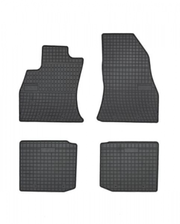 Covorase auto - Covorase auto (set, cauciuc, 4 bucati, culoare negru) FIAT 500L dupa 2012 