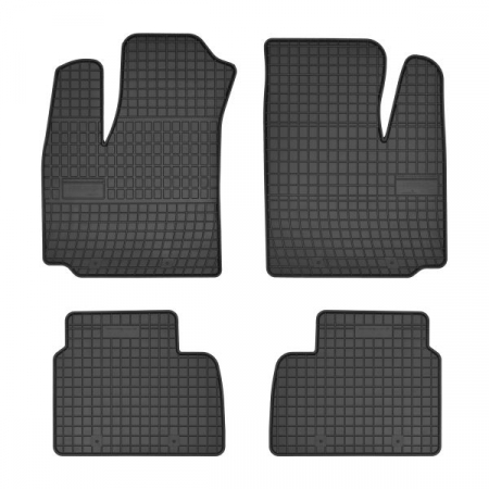 Covorase auto - Covorase auto (set, cauciuc, 4 bucati, culoare negru) FIAT DOBLO dupa 2001 
