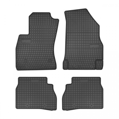 Covorase auto - Covorase auto (set, cauciuc, 4 bucati, culoare negru) FIAT DOBLO dupa 2010 