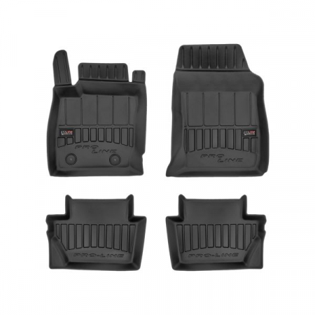 Accesorii auto - Covorase auto (set, cauciuc, 4 bucati, culoare negru) FORD ECOSPORT dupa 2017 