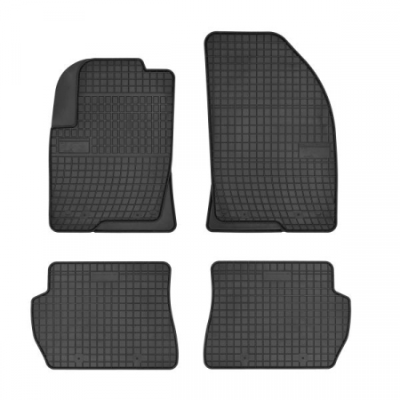 Covorase auto - Covorase auto (set, cauciuc, 4 bucati, culoare negru) FORD FIESTA V, FUSION; MAZDA 2 intre 2001-2012
