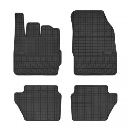 Covorase auto - Covorase auto (set, cauciuc, 4 bucati, culoare negru) FORD FIESTA VI dupa 2008 