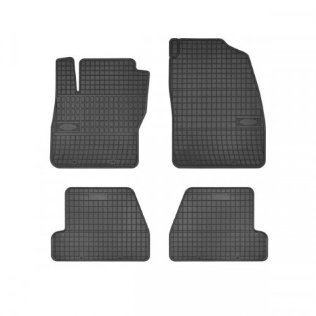 Covorase auto - Covorase auto (set, cauciuc, 4 bucati, culoare negru) FORD FOCUS III dupa 2010 