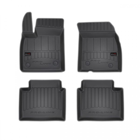 Accesorii auto - Covorase auto (set, cauciuc, 4 bucati, culoare negru) FORD FOCUS IV dupa 2018