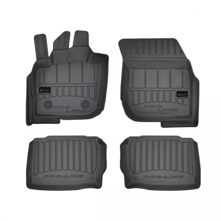 Accesorii auto - Covorase auto (set, cauciuc, 4 bucati, culoare negru) FORD MONDEO V dupa 2014 