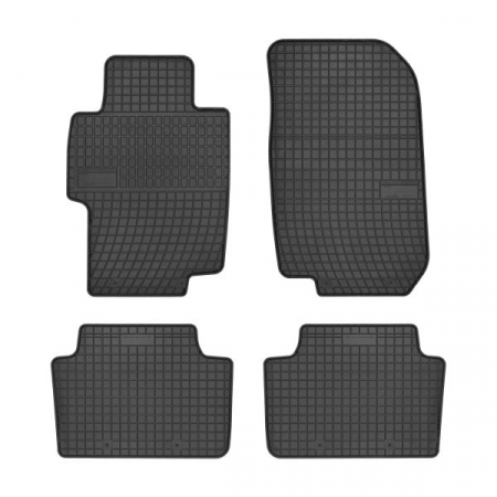 Covorase auto - Covorase auto (set, cauciuc, 4 bucati, culoare negru) HONDA ACCORD VII dupa 2002 