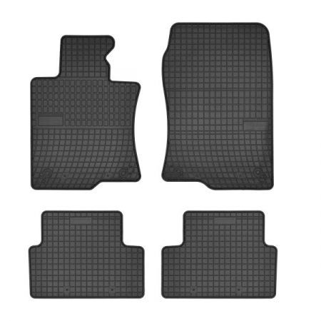Covorase auto - Covorase auto (set, cauciuc, 4 bucati, culoare negru) HONDA ACCORD VIII intre 2008-2015 