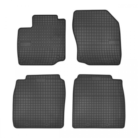 Covorase auto - Covorase auto (set, cauciuc, 4 bucati, culoare negru) HONDA CIVIC IX dupa 2012 