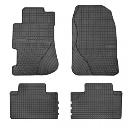 Covorase auto - Covorase auto (set, cauciuc, 4 bucati, culoare negru) HONDA CIVIC VII intre 2001-2005