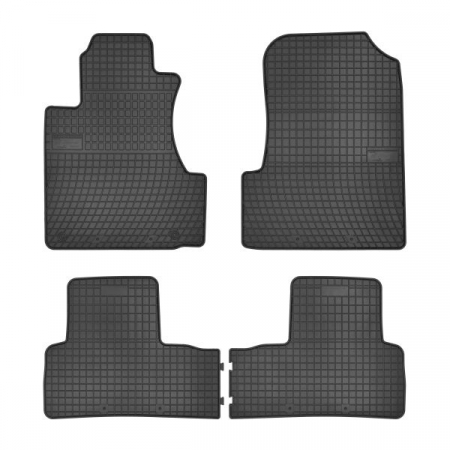Covorase auto - Covorase auto (set, cauciuc, 4 bucati, culoare negru) HONDA CR-V III dupa 2006 