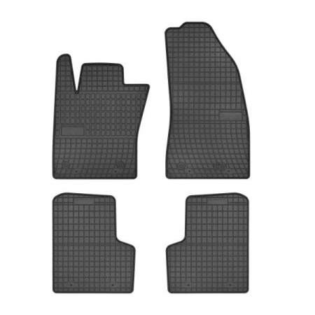 Covorase auto - Covorase auto (set, cauciuc, 4 bucati, culoare negru) JEEP RENEGADE dupa 2014 