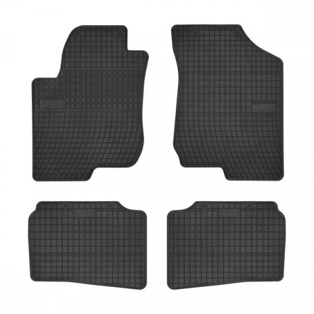 Accesorii auto - Covorase auto (set, cauciuc, 4 bucati, culoare negru) KIA CEE'D intre 2006-2012