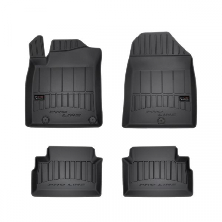 Accesorii auto - Covorase auto (set, cauciuc, 4 bucati, culoare negru) KIA CEED dupa 2018