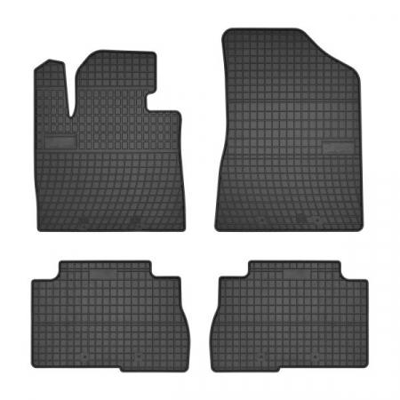 Accesorii auto - Covorase auto (set, cauciuc, 4 bucati, culoare negru) KIA SORENTO II dupa 2009 