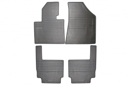 Accesorii auto - Covorase auto (set, cauciuc, 4 bucati, culoare negru) KIA SORENTO II dupa 2009 